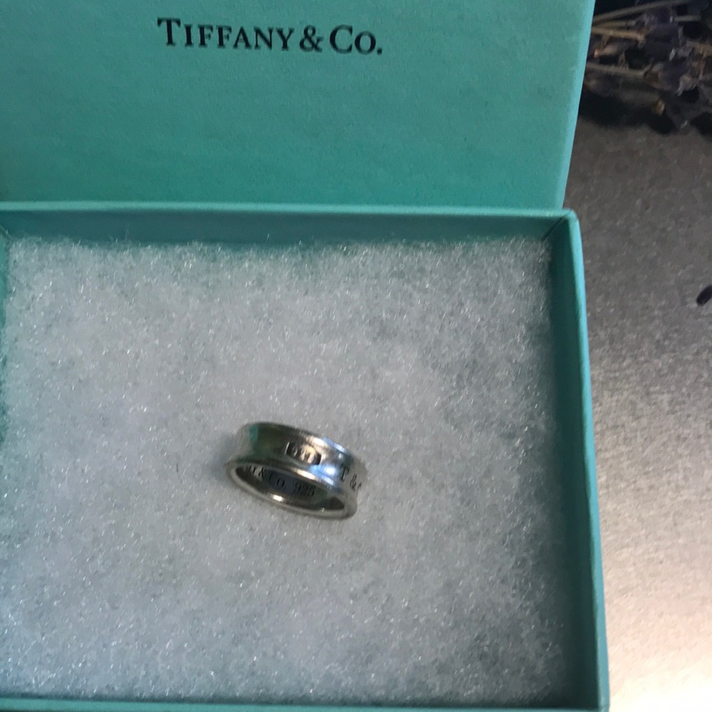 Tiffany 1837 sterling silver ring